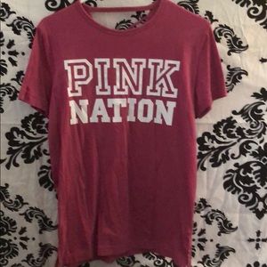 Pink Top with strapped back